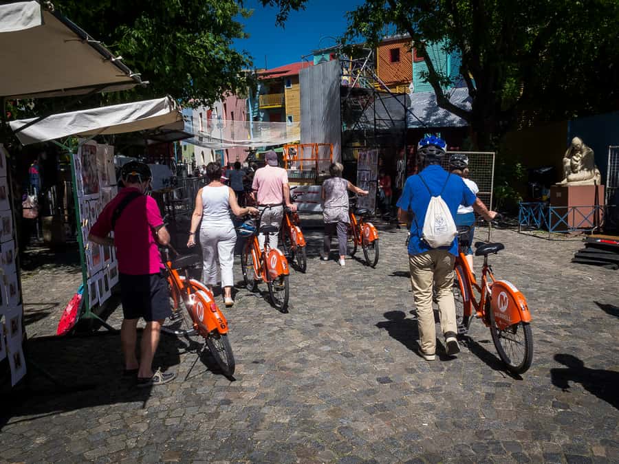 Buenos Aires Bike Tour: South or North Circuit - South Circuit: San Telmo, La Boca, Puerto Madero, Eco Reserve, Plaza de Mayo