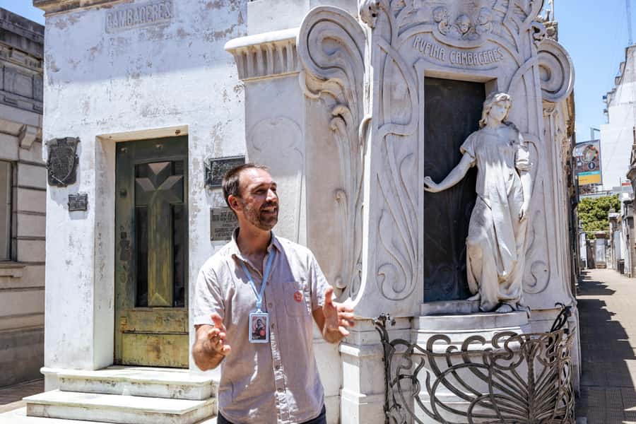 Recoleta Cemetery - Small Group Tour of History & Secrets - The 1880s Power Behind the Mausoleums (Not Just Names on Stone)